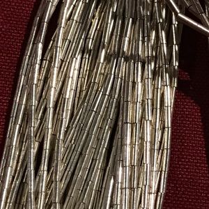 Sterling Silver Necklace with Fifty strands!